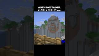 Nostalgia hits hard  #minecraft #moments