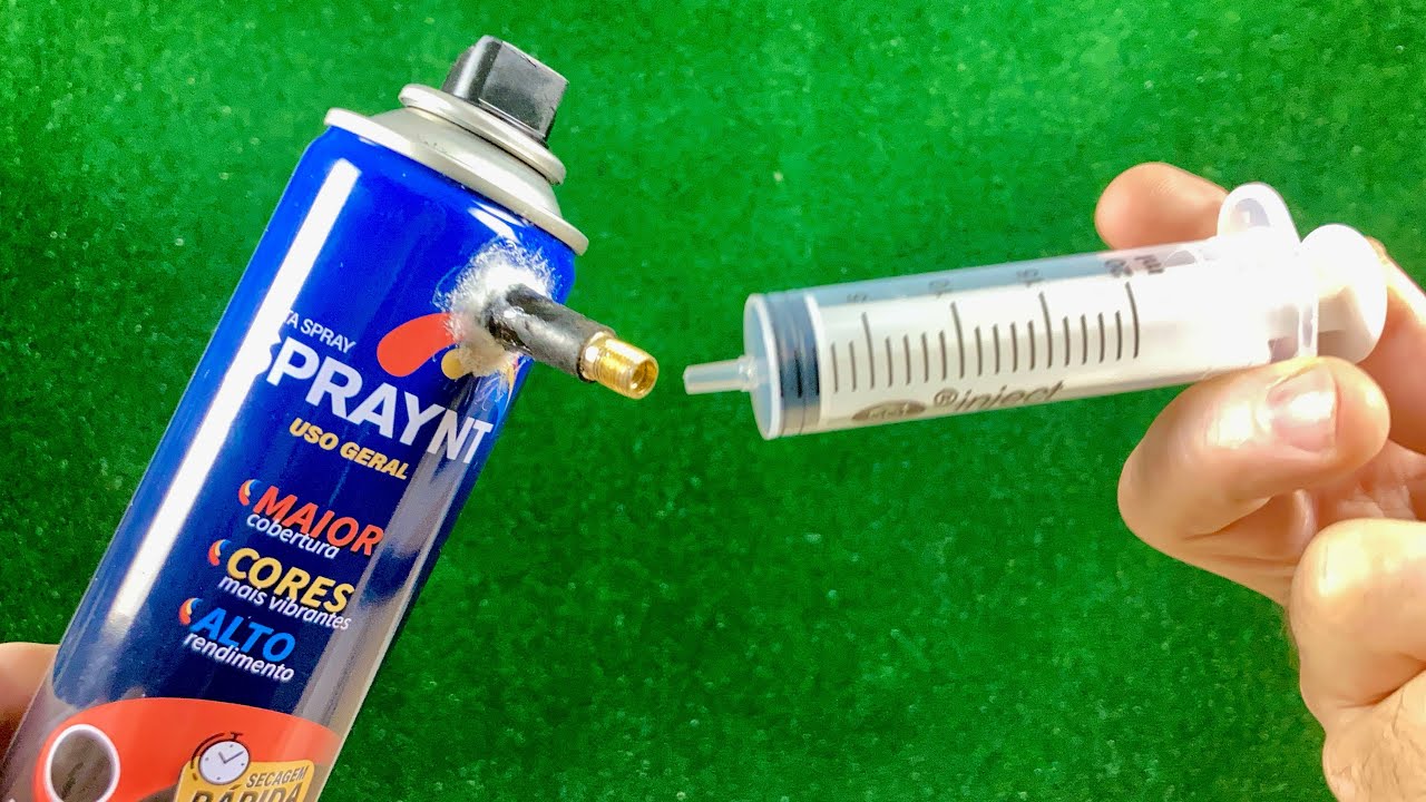 Не платите за аэрозольную краску. Заправляйте баллончики бесплатно!!**