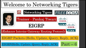Free(NEW)CCNA|149 EIGRP Packets Explain|Types of Packets in EIGRP Part-6|CCNA200-301 Complete Course