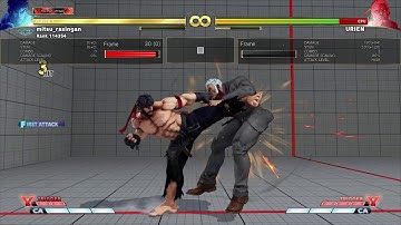 STREET FIGHTER V Ryu donkey kick set up
