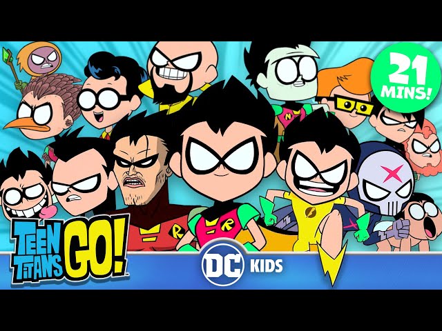 The Multiverse of Robin! | Teen Titans Go! | @dckids class=