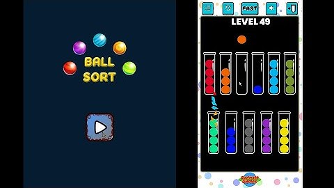 Ball Sort 4K -  Level 1 to 50  - Coolmathgames 💖