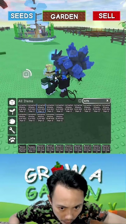 Gift Corrupted Kotsune for #growagarden subscribers