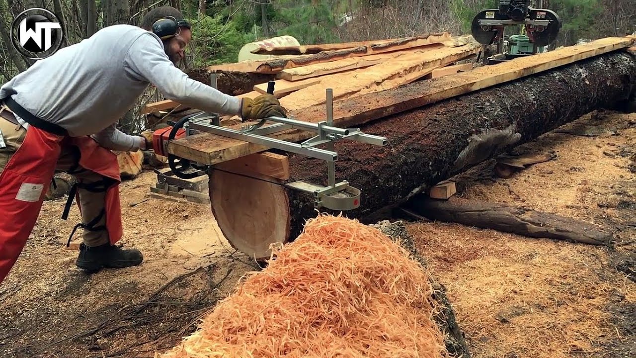 Amazing Fastest Wood Cutting Sawmill Machines Working | Best Wood ...