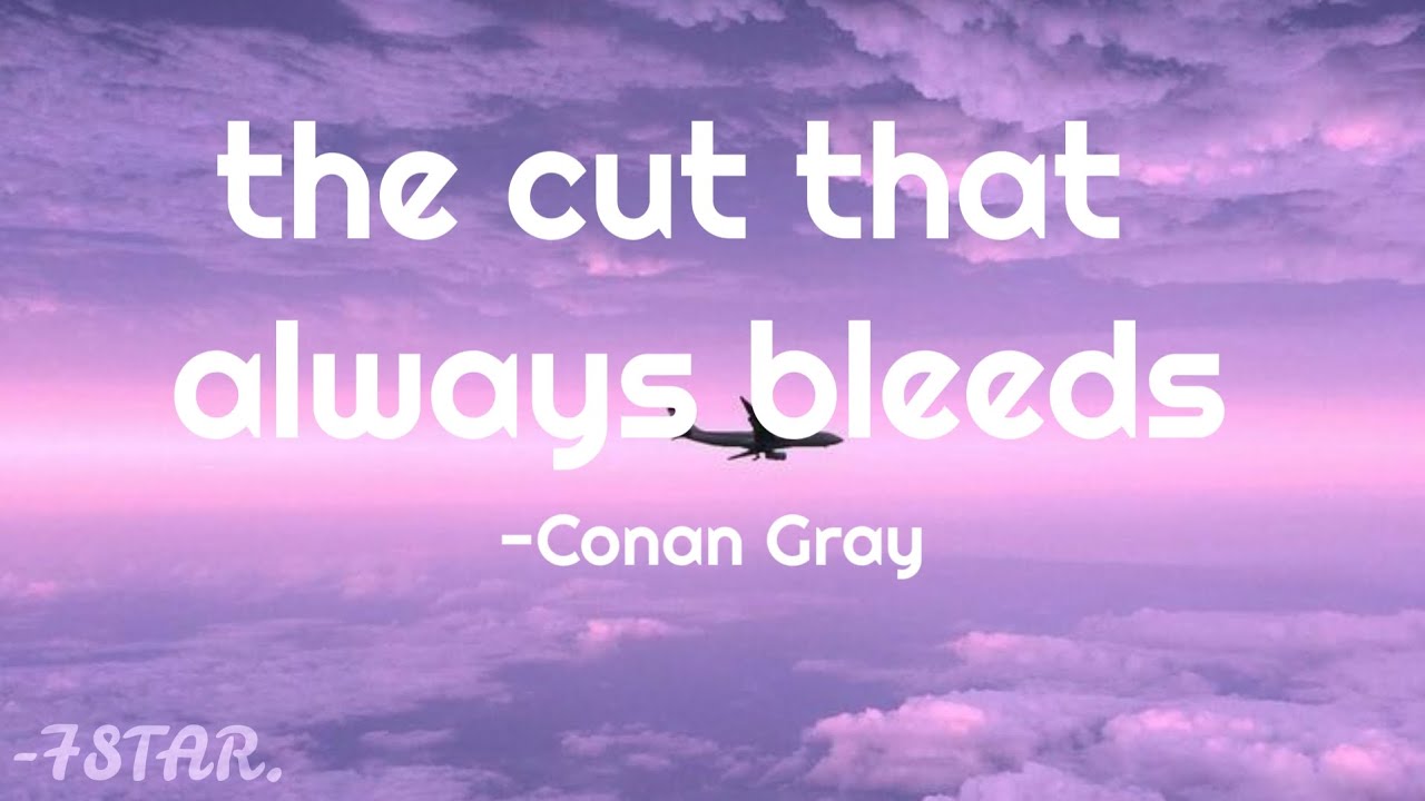 The Cut That Always Bleeds - Conan Gray [lyrics] - YouTube