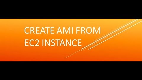 Create Custom AMI from running EC2 instance | How to backup running EC2 instance |