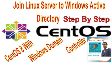 How to Join a LINUX machine to Windows Domain | How to Join Cent OS 8 to an Existing Windows Domain