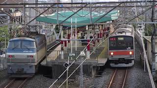 武蔵野線 205系 M20編成 ラストラン 往路 500E 府中本町行 東川口駅 EF66  サメ共演 2020/10/19 インドネシアへ