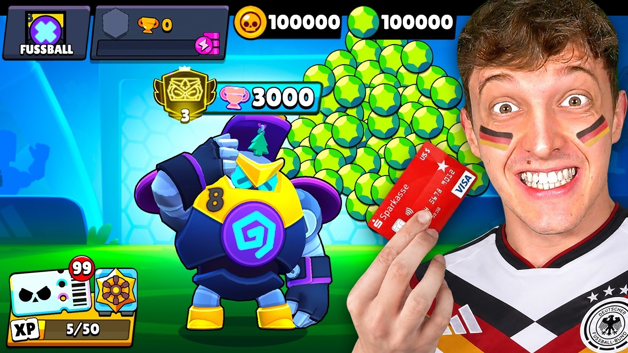 Ich ERSTELLE einen FUßBALL ACCOUNT in BRAWL STARS! ⚽