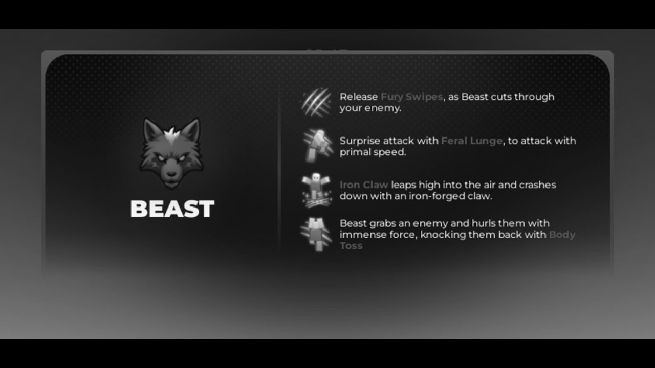 Roblox Project Smash playing beast gameplay