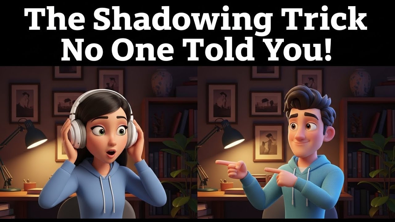 ⭐ Shadowing Technique The FASTEST Way to Speak English Like a Native ...