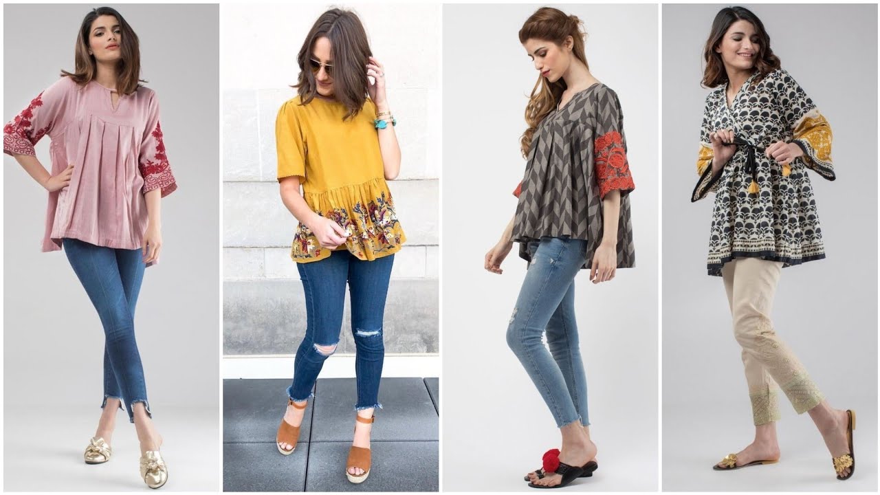 Stylish Designers Summer Top & Short Shirts Collection New Arrivals 2019
