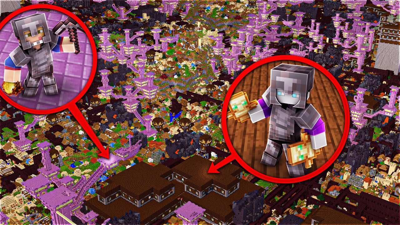 Minecraft, aber JEDE MINUTE = RANDOM STRUKTUR SPAWNT (Extremes Chaos!)