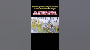 🤖 Robotic Palletizing in Action! #engineering #automation