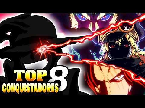 8 MAESTROS del HAKI DEL CONQUISTADOR en ONE PIECE