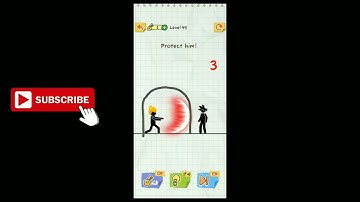 Draw 2 Save Stickman Puzzle New Update Level 45 Protect him!