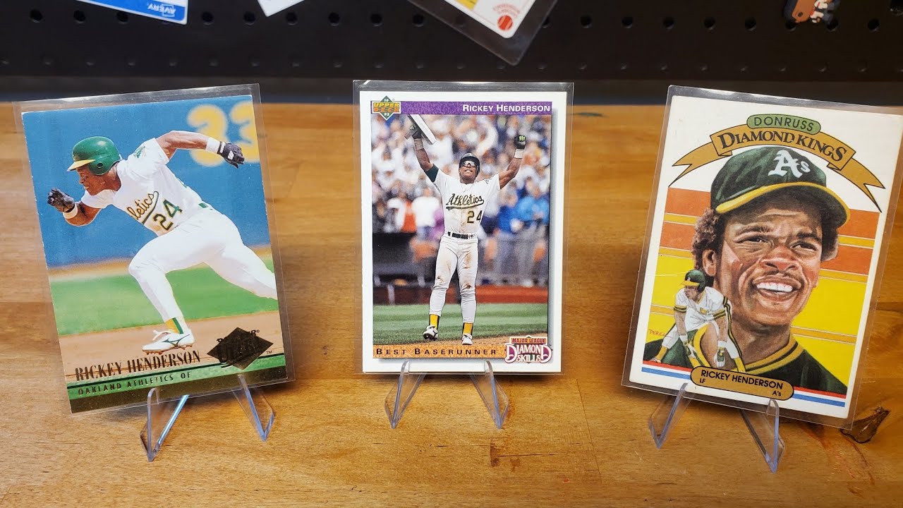 Мои 20 лучших карточек Рики Хендерсона