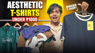 Best Aesthetic Summer T-Shirts Under ₹1000 🔥 (Ringer, Oversized & More) | PistarDreams Best Aesthetic Summer T-Shirts Under ₹1000 🔥 (Ringer, Oversized & More) | PistarDreams