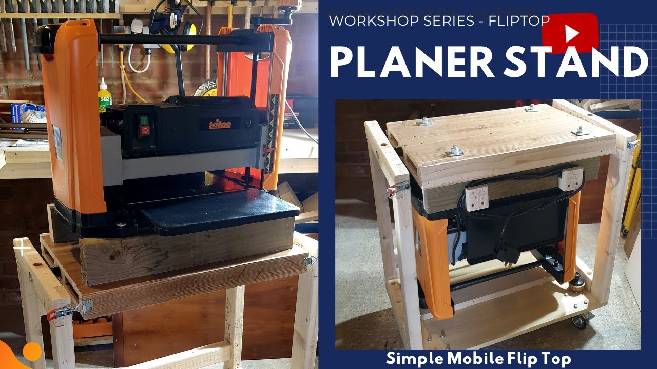 How To Build A Mobile Shop Stand, Planer