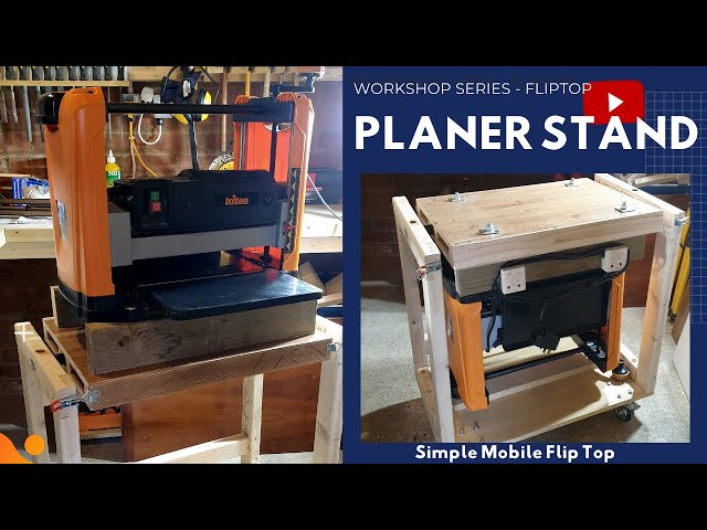 Mobile Planer Stand, Woodworking Project