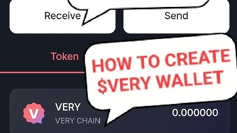 VERYCHAT NETWORK LATEST UPDATES:HOW TO CREATE A WALLET | HOW TO SEND AND RECEIVE $VERY TOKENS | JOIN
