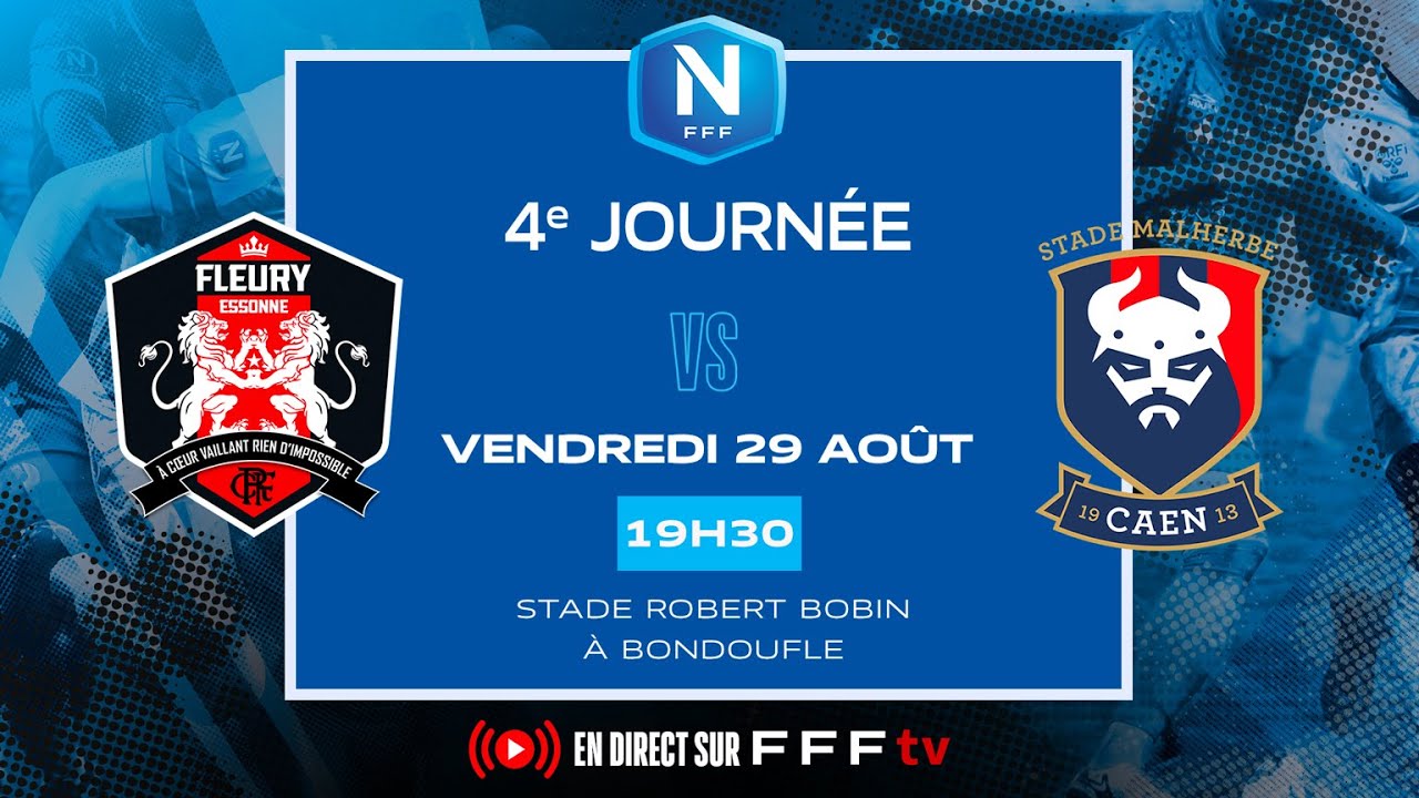J4 I FC Fleury 91 vs SM Caen en replay (1-2) I National FFF 2025-2026