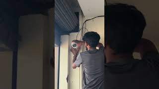 Cp plus 5mp ip camera 4 camera insulation, successful completed