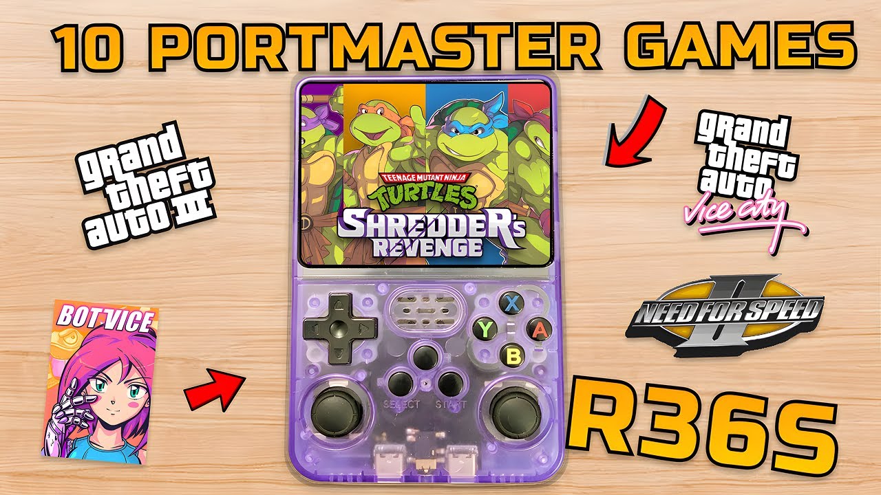🎮 R36S Gameplay Showcase: Top 10 Portmaster Picks!