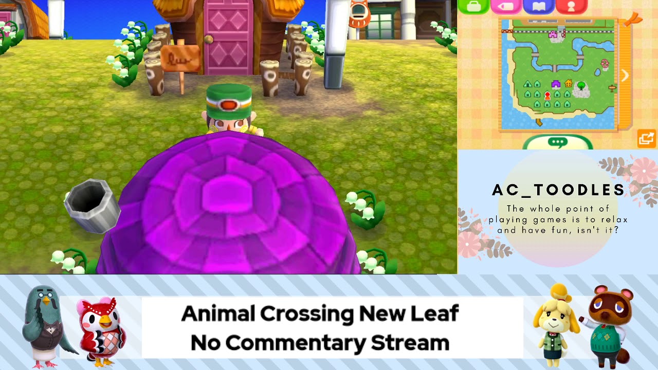 Day 21 No Commentary Playthrough | Animal Crossing: New Leaf - Welcome ...