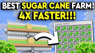 BEST INFINITE SUGAR CANE FARM 1.21 in Minecraft Tutorial - 0 SECOND!