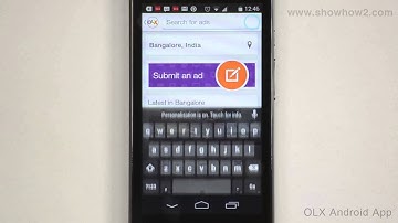 OLX Android App - How To Search For A Product