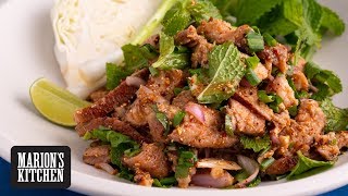 Spicy Thai Grilled Pork Salad (Moo Nam Tok) - Marion's Kitchen