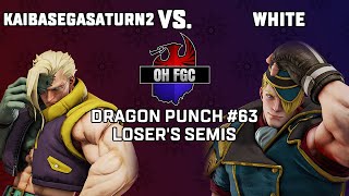 Kaibasegasaturn2 (Nash) vs. White (Ed) - DPO #63 | SFV Losers Semis @DragonPunch
