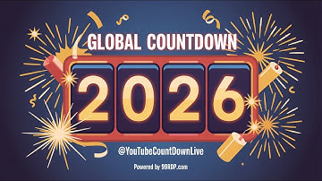 LIVE: Global New Year Countdown 2026 | New Year Timer for Every Country | Stream by 99RDP.com
