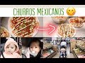 🤤HICE CHURROS PREPARADOS MEXICANOS + COMPRANDO EL MANDADO PARA LA SEMANA/ Vlogs Familiares