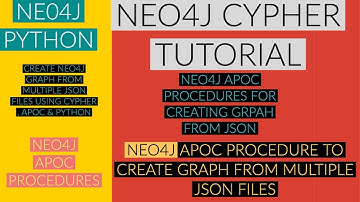 NEO4J|NEO4J TUTORIAL|Neo4j Python|Create Graph From Multiple Json Files Cypher Apoc & Python|PART:88