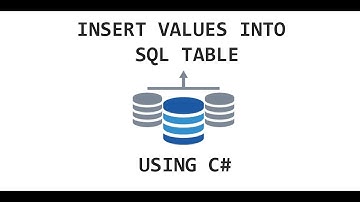 Insert Values To SQL Table Using C#