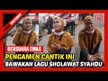 Pengamen Cantik Ini Nyanyikan Lagu Allah Allah Aghisna Ya Rasulullah | Sholawat Syahdu