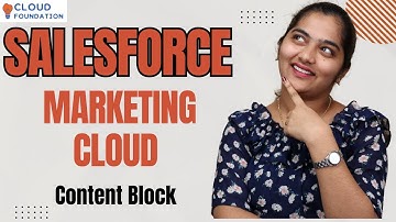 Content Block on Salesforce Marketing Cloud | Salesforce Marketing Cloud | CloudFoundation