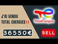 Pourquoi jai vendu laction total energie  cmg explose  suivi portefeuille bourse pea cto  ep34