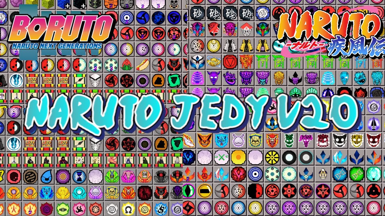 DOWLOAD ADDON NARUTO JEDY MODS NARUTOxBORUTO 6D V20.0 MINECRAFT BE/PE 1 ...