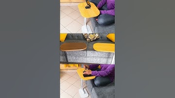 Small Living Room Hack: C-Shape Sofa Side Table | Slide-Under & Space-Saving