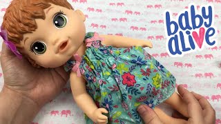 Changing and Name Reveal of Baby Alive Shimmer N Splash Mermaid