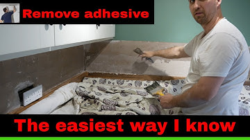 How I remove Tile adhesive / Grout ready to re Plaster Tiling or Paint tip trick hack for diy