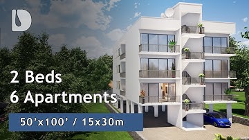 We Designed 6 Apartments on a 50x100 Plot and Here