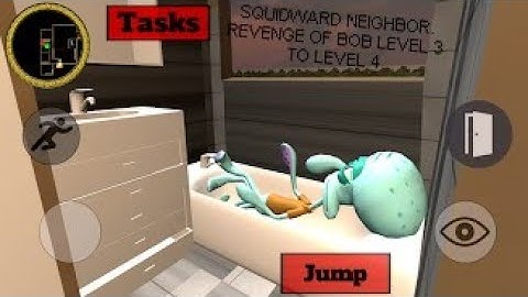 squidward neighbor. sponge revenge of bob level 3 to level 4