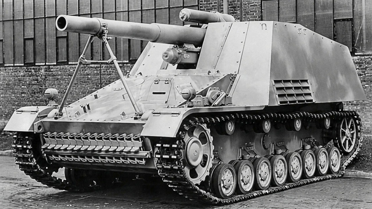 «Хуммель» был сокрушён советскими войсками в разрушительном артиллерийском шторме!