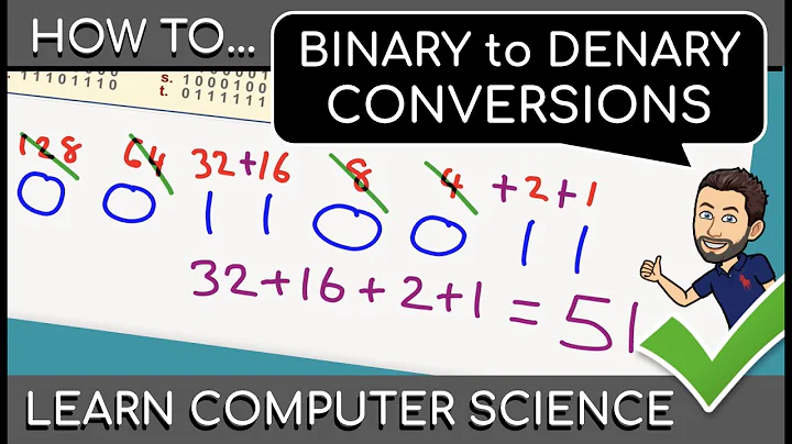 BINARY TO DENARY CONVERSIONS and the Fundamentals of data representation in Computer Science