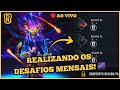 🔴 AO VIVO: REALIZANDO OS DESAFIOS MENSAIS! | LEGENDS OF RUNETERRA 🌌