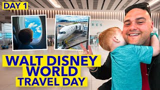 DISNEY WORLD TRAVEL DAY VLOG | Radisson Blu Manchester, Virgin Atlantic Premium & Boardwalk Villas